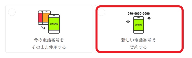 LINEMOの新規歓迎！スマホプランフィーバータイム野対象なのは新規契約のみMNPは対象外